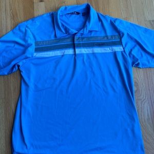 light blue travis matthew’s polo